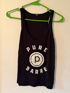 Pure Barre black tank